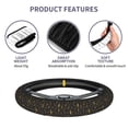 thumbnail image 6 of Elastic Steering Wheel Cover, Bottles Stretch Thickening Car Steering Wheel Cover Women Men, Steering Wheel Protector Universal 15 in, 6 of 7