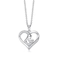 thumbnail image 3 of Clearance Jewelry Under $5 VerPetridure Mother and Child Love Heart Pendant Necklace Jewelry Gifts for Grandmother Mom, 3 of 7