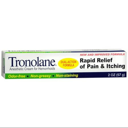 TRONOLANE Crème pour Anesthetic Hémorroïdes (2 oz pack de 3)