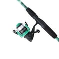 thumbnail image 4 of Shakespeare Reverb Mossy Oak Spinning Reel and Fishing Rod Combo Kit, 5'6" 2-Piece Rod, 4 of 8