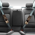 thumbnail image 2 of Chririnla Car Seat Belt Pads Durable Polyester SBR Composite, Compatible with, Suitable for Sedan, German Shepherd Dog Print, 2 of 8