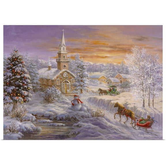 Great BIG Canvas | Rolled Nicky Boehme Poster Print entitled Holiday Worship