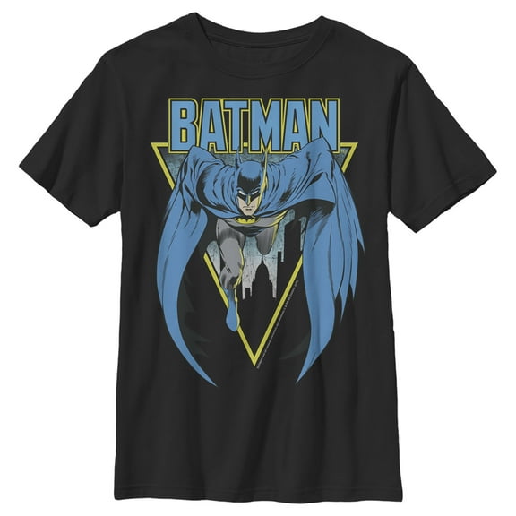 Boy's Batman Ready to Strike Graphic Tee Black X Small