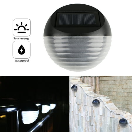 6 Led Super Bright Solar Wall Mounted Light Ip65 Waterproof Led