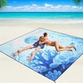 thumbnail image 1 of Manta de playa WIWIGO impermeable a prueba de arena 201x211 cm, 1 of 6