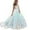 Blue, variant on AWZXDE Girls Dresses Party Dress Tutu Lace Bridesmaid Gown Pageant Wedding For Girls 5T-13T Long Dresses Pink,4-5 Years