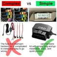 thumbnail image 3 of 4X Kit de Cableado OBD para Cámara de Tablero, Kit de Cableado USB Tipo C para Cámara de Tablero con Cable de Alimentación OBD para Cámara de Tablero de 12-24 V A 5 V/3 A, 3 of 5