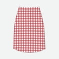 thumbnail image 5 of LNWH Red Check Plaid Pattern Dog Clothes, Breathable Warm Cotton Pet Clothes 3X-Large, 5 of 8