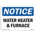 thumbnail image 1 of SignMission OS-NS-A-1218-L-18972 12 x 18 in. OSHA Notice Sign - Water Heater & Furnace, 1 of 1