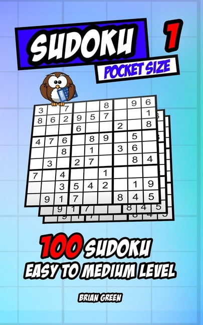 Brain Games Club Sudoku Pocket Size 1 100 Sudoku Easy To Medium Level 