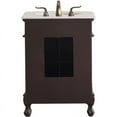 thumbnail image 6 of Elegant Decor Danville 27" Single Marble Top Bathroom Vanity in Teak, 6 of 17