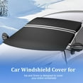 thumbnail image 4 of SHELTUSE Cubierta para Parabrisas Delantero de Auto para Hielo y Nieve, Cubierta para Parasol de Tela Oxford 600D Mejorada con Protector de Espejo Lateral para Cualquier Clima, Agua, Calor y Hundimiento, 57x45 Pulgadas, Blanco, 4 of 7