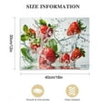 thumbnail image 2 of Nawypu Fruits Canvas Wall Art Strawberry Water Splash Picture Prints Modern Restaurant Kitchen Artwork Framed Ready to Hang Strawberry, 2 of 5