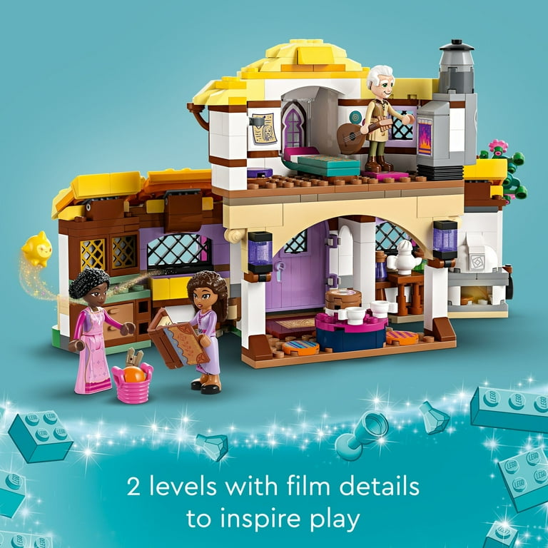  LEGO Disney Wish: Asha's Cottage 43231 Building Toy Set, A  Cottage for Role-Playing Life in The Hamlet, Collectible Gift This Holiday  for Fans of The Disney Movie, Gift for Kids Ages