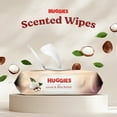 thumbnail image 4 of Huggies Sensitive Skincare Baby Wipes with Cocoa & Shea Butter, Unscented, 3 Packs (168 Total Wipes), 4 of 10
