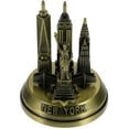 thumbnail image 3 of icolorfuled New York Landmark Statue Craft for Decor Olive Green Alloy Mini Model, 3 of 6