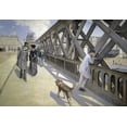 thumbnail image 2 of Caillebotte, Gustave 14x11 Black Ornate Wood Framed with Double Matting Museum Art Print Titled - The Bridge of Europe, 2 of 4