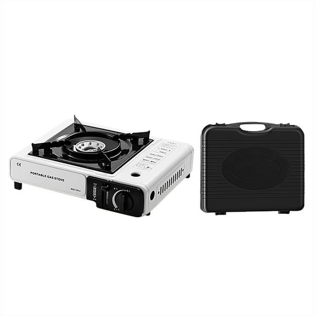 Réchaud Portable Compact de Camping avec Transport 2900W Réchaud de Camping g comme Brûleur de Cuisine Extérieure pour Camping Randonnée Panne de Courant Brûleur d'Urgence Sac à Dos Fourrure Camping et Randonnée