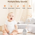 thumbnail image 4 of Dreamegg Baby Sound Machine, White Noise Machine, Sleep Soother for Baby, Rechargeable Sound Machine for Baby Kid Nursery, 4 of 10