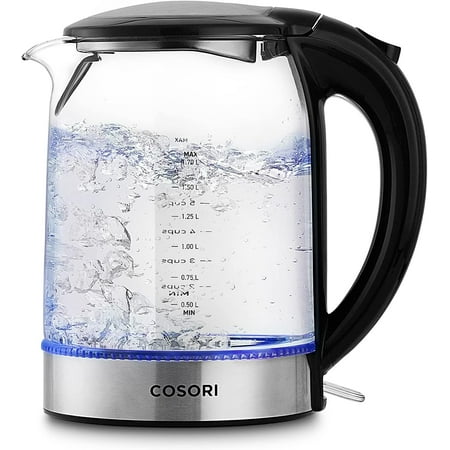 Cosori Electric Kettle for tea water kettle with automatic shut off Stainless Steel 1.7L Sliver
