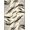 Black Gray Ivory, Pattern 16, variant on Design&I 8'x10' Washable Area Rug Sleek Flatweave Pet Friendly Floorcarpet Flowing Veined Painterly Minimalist Asymmetric Accessories for King Size Bedroom, Under Bed