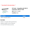 thumbnail image 2 of Oil Cooler - Compatible with 2003 IC Corporation 1000 SC T444E, 2 of 2