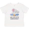 thumbnail image 3 of Inktastic Will You Be My Godfather? Elephants Moon and Stars Boys or Girls Baby T-Shirt, 3 of 5