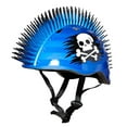 thumbnail image 3 of Raskullz Pirate Mohawk Blue/Black Bike Helmet, Child, 3 of 3
