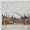 White, variant on Soimoi Cotton Duck Fabric Buildings Panel Print Fabric by The Yard 42 Inch Wide