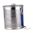 thumbnail image 4 of lingqin Mesh Tea Ball Infuser Accessory Lightweight Filter for Restaurant Home Stews 14cmx14cm, 4 of 9