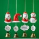 thumbnail image 3 of Campanas de Navidad, campanas de viento de cerámica, colgante, decoración del hogar, artesanía, coche, colgantes, 3 of 4