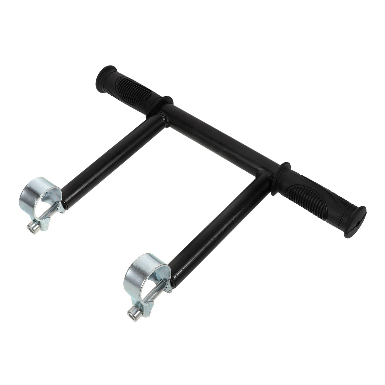 BESTYASH Black Stroller Handlebar Extension with Ergonomic Plastic Grip, 1 Set for Comfortable Family Outings and Walks