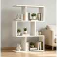 thumbnail image 3 of Leumius 3-Tier Bookshelf,Modern Simple Storage Rack for Books/Décor for Bedroom,Living Room,White, 3 of 7