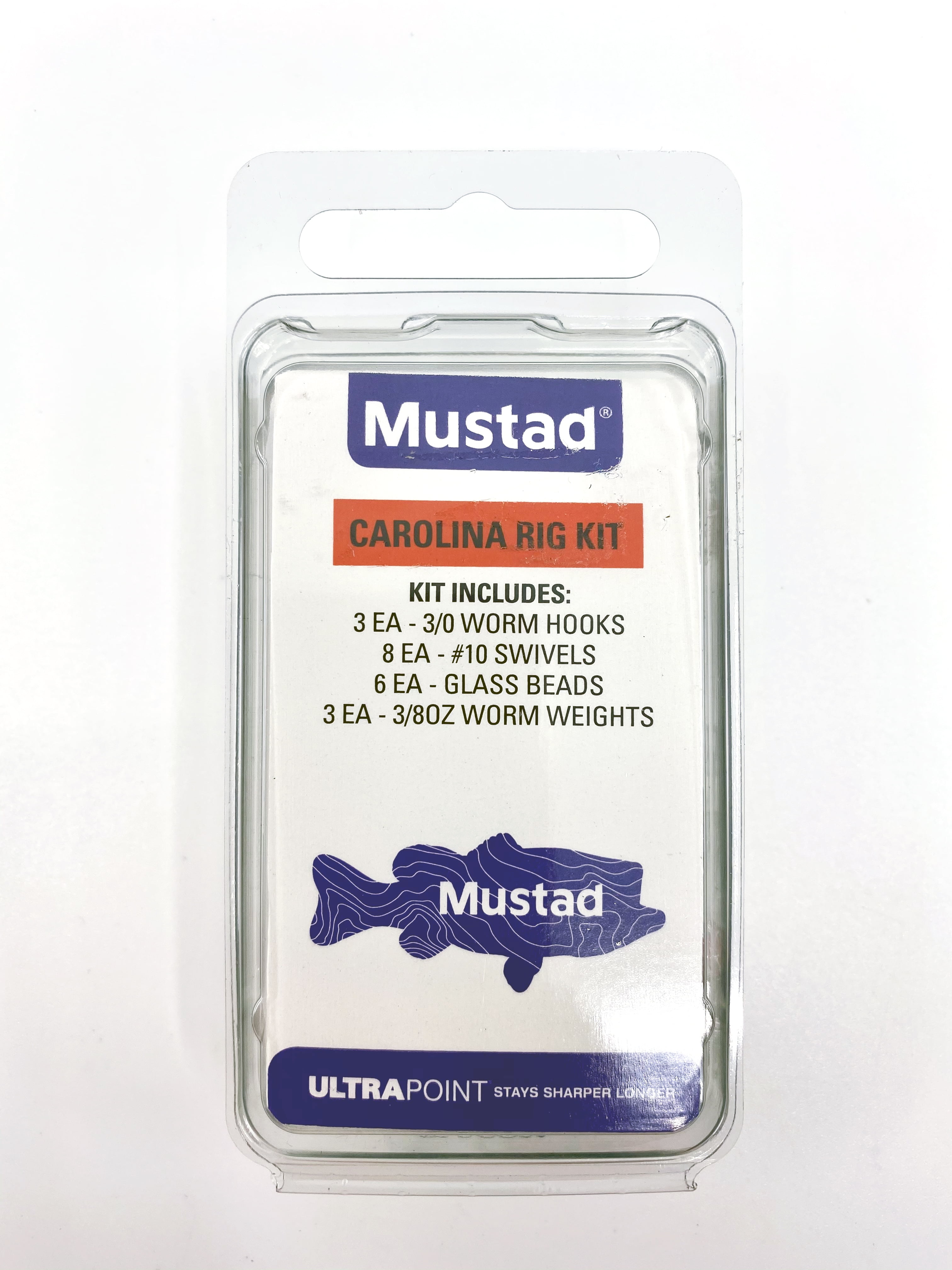 Mustad Carolina Rig Assorted Fishing Hook Kit