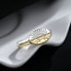thumbnail image 2 of Anillo de pareja europeo y americano con costura de sol y luna, anillo para hombre y mujer, joyería de mano de sol y luna, 2 of 5