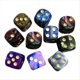 thumbnail image 1 of Juego de Dados D6 de 16 mm de Colores Aleatorios de 10 Piezas Dados AcríLicos EstáNdar para Juegos de Rol, 1 of 5