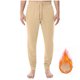 thumbnail image 1 of Pantalones largos para hombre, color liso, con bolsillos, cremallera, cintura elástica, de poliéster, 1 of 6