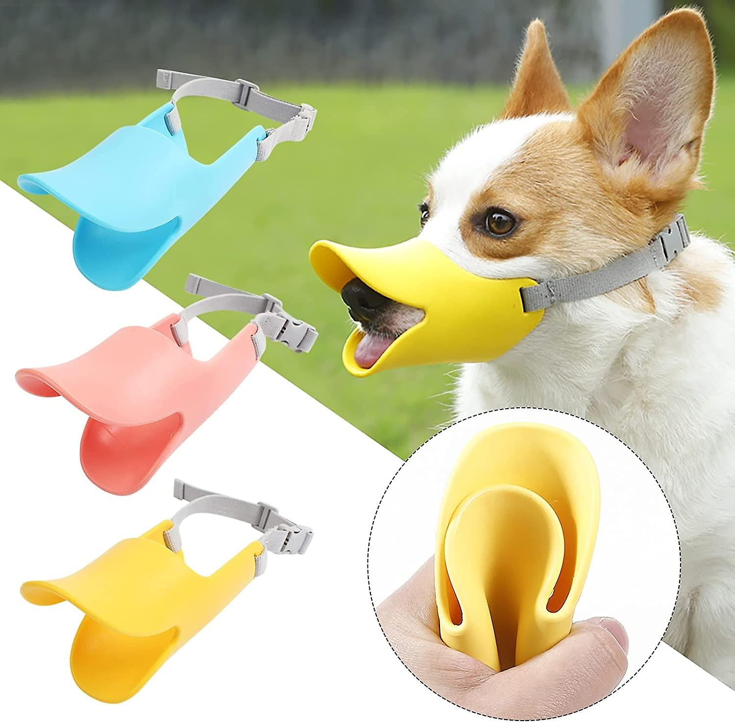 dog duck muzzle