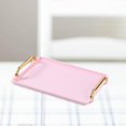 thumbnail image 6 of Fiocias Rectangle Serving Tray Tea Cup Water Kettle Holder Luxury Multifunctional Vanity, 6 of 9