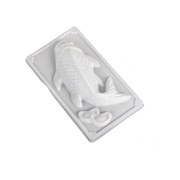 1PC Plastic Fish Shaped Mold, B Fish & Yuanbao Silicone Molds for DIY Desserts Cakes Chocolate, Baking Molds for Home Kitchen Baking Enthusiasts