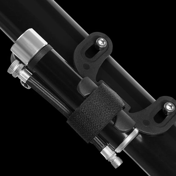 HORIALENCE 1Set Aluminum Alloy Bike Pump Portable Tire Inflator Black for Cycling and Ball Use