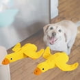thumbnail image 5 of Juguete chirriante para perros, limpieza de dientes, juguete interactivo para masticar cachorros de peluche con forma de pato lindo para mascotas, 5 of 5