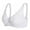 White, variant on Valcatch Women's Underwire Bra Minimizer Lace Floral Bra Unlined Unpadded Plus Size Full Coverage Bra