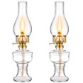 thumbnail image 1 of Lámpara de aceite Tuanse Chamber Vintage Kerosene Hurricane, 33 cm, 2 unidades, 1 of 7