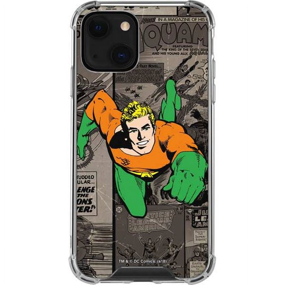 Skinit DC Comics Aquaman Mixed Media iPhone 13 Clear Case