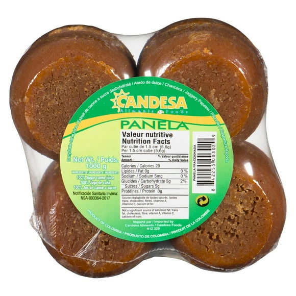 Jus de canne à sucre Panela de Candesa 1 kg