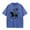 91#Blue, variant on JXMVOJ Men's Polyester Short Sleeve T-Shirt - Fashionable Comfortable Lightweight Personalized Batik Washed Top for Spring Summer Casual, Daily, Party & Work
