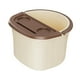 thumbnail image 2 of Bañera de hidromasaje para pies, lavabo para pies, bañera de hidromasaje para pies, cubo para pies para baño beige, 2 of 8