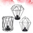 thumbnail image 3 of Iron Lamp for Lighting Use Minimalist Hollow Desktop Night Lamp, 3 of 4