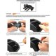 thumbnail image 5 of 2x Front Center Side Air Vent Outlet Tab Clips, AC Vent Adjustment Buckle Repair Kit for Toyota Corolla 2009-2013, 5 of 5